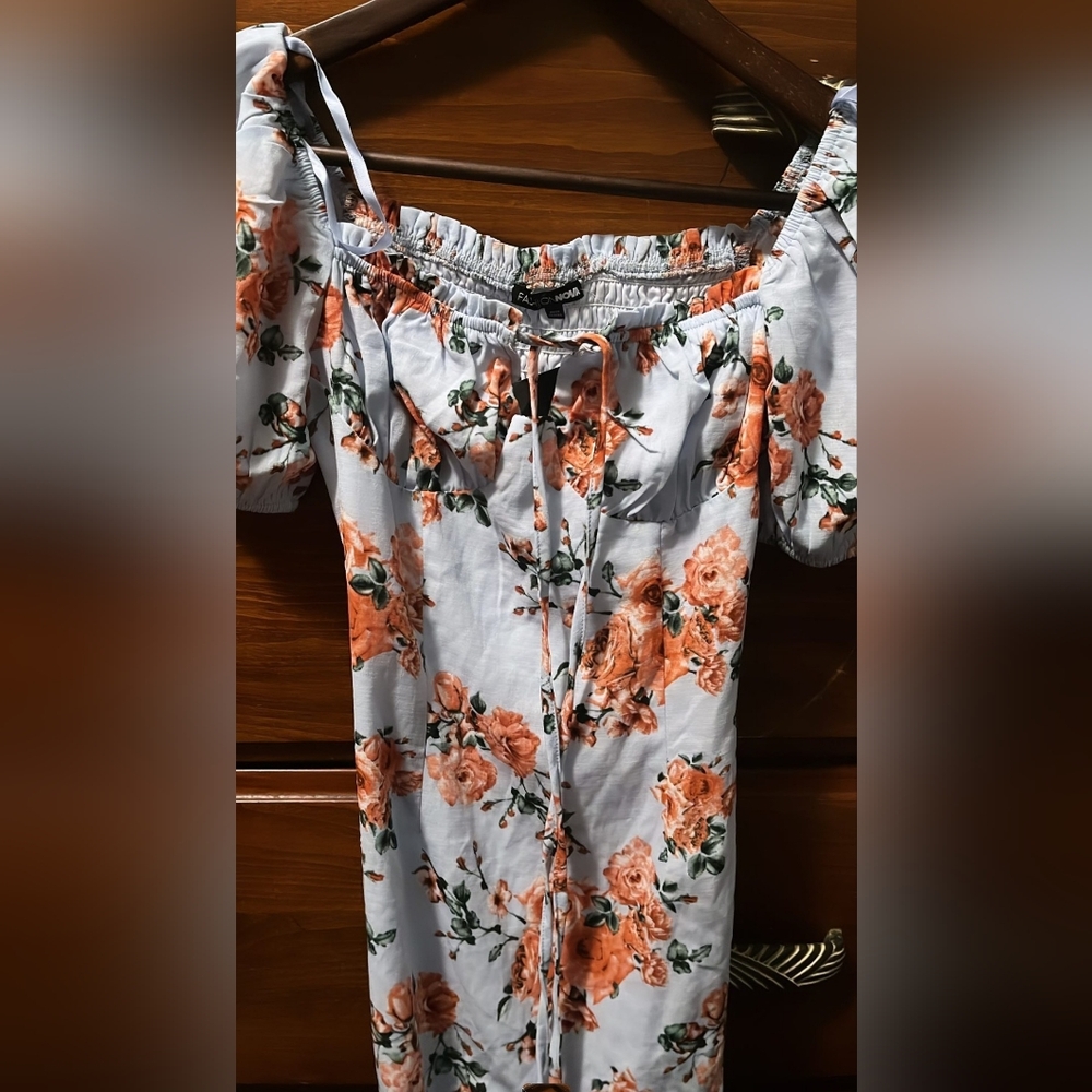 Fashion Nova stand by me smocked mini dress - Picture 3 of 5